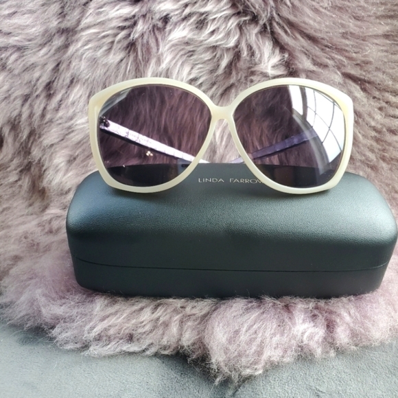 ?LINDA Farrow 61mm Oversized Round sunglasses NWT main image 5